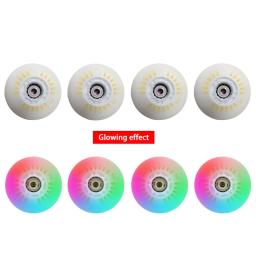 8 rodas luminescentes flash patins inline 90a led rodas flash patins 68mm 72mm 76mm 80mmmulti-especificação multi-cor - Image 6