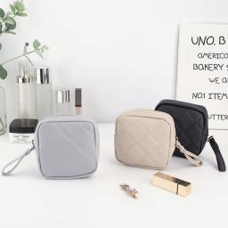 Almofadas sanitárias portáteis Saco de armazenamento para mulheres, Tampon Pouch, Guardanapo Sacos Cosméticos, Ladies Makeup Bag, Girls Hygiene Pad, Organizer - Image 2