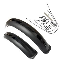 Conjunto de Guarda-lama dianteiro e traseiro, 20 cm, Componentes, Acessórios para bicicletas, Mountain Bike, Praia, Neve, Bicicleta Elétrica - Image 3