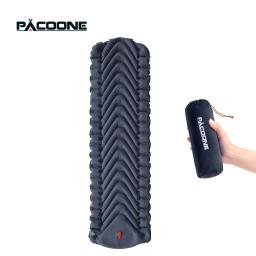 PACOONE Outdoor Camping Colchão Inflável com Travesseiros Viagem Mat Dobrável Cama Ultraleve Sleep Pad Almofada de Ar Caminhadas Trekking - Image 1