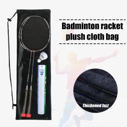 Saco De Bola De Badminton Raquete De Pano De Pelúcia, Ombro Único, Diagonal De Armazenamento, Mochila De Squash, Saco Esportivo, Capa De Treinamento Impermeável, L9V5 - Image 2