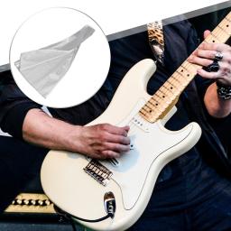 Prata revestido guitarra caso capa, útil instrumento protetor, pano de proteção, poeira, durável, baixo, balada - Image 6