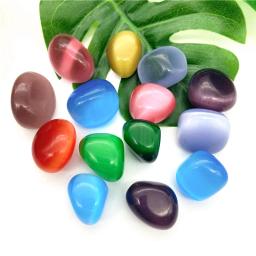 100g 20-30mm olho de gato pedra de cristal cai cura colorido pedra cascalho espécime aquário tanque de peixes decoração - Image 5