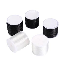 Elastic Cord Beading Thread, estiramento String, Fibra Crafting Linha, DIY Beads Semente, Pulseiras, Jóias Fazendo Suprimentos, 0.4-1.0mm - Image 1