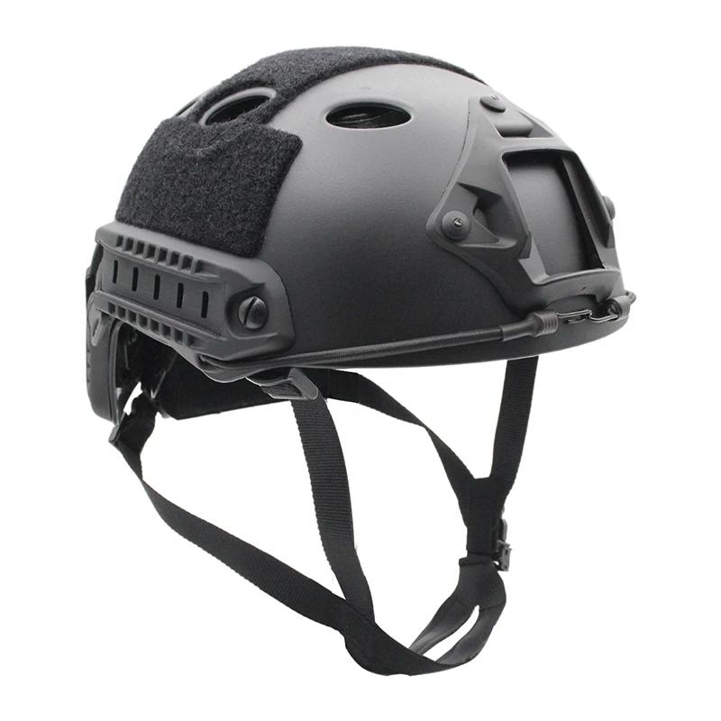 Capacete tático à prova de explosão ABS rápido, botão ajustável, suspensão, esportes ao ar livre, ventilador militar, engrenagem de campo CS - Image 1
