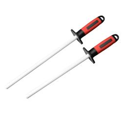 Haste de afiar faca de aço, apontador de cerâmica, sistema de afiação rápida, ferramentas de cozinha profissionais, 10 ", 12" - Image 6