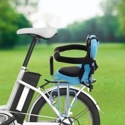 Criança assento traseiro com pedal e almofada do assento para crianças, cadeira de bicicleta, portador do bebê, criança bicicleta segurança - Image 4