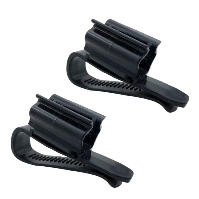 Pacote com 2 Suportes de Tubo para Tanque de Aquário - Braçadeira Plástica Ajustável para Mangueira de Peixe