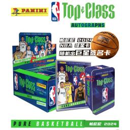 Panini-Assinatura Coleção Cartão, NBA Card, Basquete Superstar, Wembanyama Curry, DonBrook, James Star, Jogo Raro, Presente Toy, 2024 - Image 1