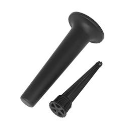 Saxofone soprano Metal Stand, 5-Legged Dobrável, ABS, Portátil, Preto, Sopros, Peças de Instrumento, Acessórios - Image 3
