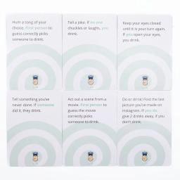 Vamos beber bêbado jogo de cartas na caixa, versão em inglês para festas, jogos Borad, 8,8x6,3 cm, 88 pcs - Image 5