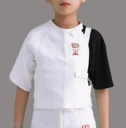 Roupas de esgrima para crianças, Jaqueta Escrime infantil, Calça axilas, Equipamento de esgrima, Conjunto uniforme para meninos e meninas, 3 peças - Image 4