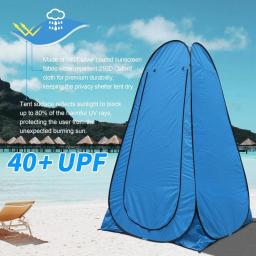 Portátil Outdoor Privacidade Chuveiro Tenda, Banho de praia, vestiário, WC privado, Acampamento, Caminhadas, Pesca, Pára-sol, 1pc - Image 2