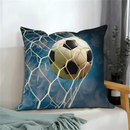 Futebol Imprimir Fronha, Capa Almofada, Sofá, Carro, Home Decor - Image 4