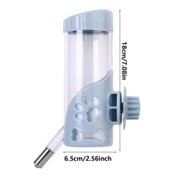 Dispensador de água em caixa para animais, sem gotejamento, alimentador para gatos, ferramenta de alimentação com gancho à prova de vazamento, suprimentos para animais, 550ml - Image 6