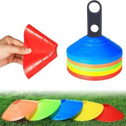 Cone De Disco De Agilidade Conjunto Para Treinamento Multi Esportivo, Cones Espaciais Com Suporte De Plástico, Jogo De Futebol E Futebol, 10 PCs, 15 PCs, 20 PCs, 25PCs - Image 1