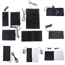 Almofada De Aquecimento De Fibra De Carbono Elétrica, Filme De Aquecimento USB, Aquecedor De Mão, Esteira De Calor De Febre Infravermelha, Inverno, 1 Pc, 2Pcs - Image 3