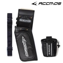Ajustável Archery Seta Quiver Set, Bow Release Bag, Caça Tiro Acessórios, Bolsa, ACCMOS - Image 2