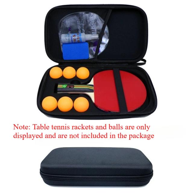 Estojo de Remo Ping Pong Casca Dura Anti-choque 1 Raquete