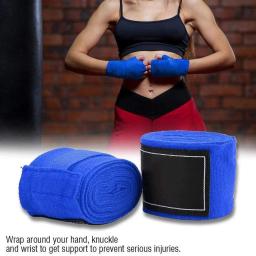 1 par 1.5/3/5m boxe bandagem mão envoltórios para luvas de boxe esporte cinta luvas interior punho protetor para kickboxing muay thai mma - Image 1