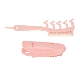 Ferramenta Detangler portátil com Root Clip, Hair Slit Comb, Lightweight, Home and Salon Use - Image 3