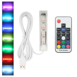 Lâmpada LED Tanque de Peixes com Controle Remoto, Plástico, Colorido, Brilho Ajustável, Luz de Aquário Pequeno, Plantas para Paisagem - Image 4