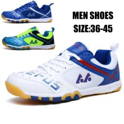 Tênis antiderrapante masculino e feminino, tênis de treino ao ar livre, tênis de mesa, badminton, voleibol, 3 cores, tamanho 36-45 - Image 1