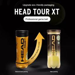 Cabeça-Bolas De Tênis De Resistência Elástica Alta, TOUR XT, Treinamento De Competição Profissional, Bola De Tênis, 3 Pcs Per Can - Image 6
