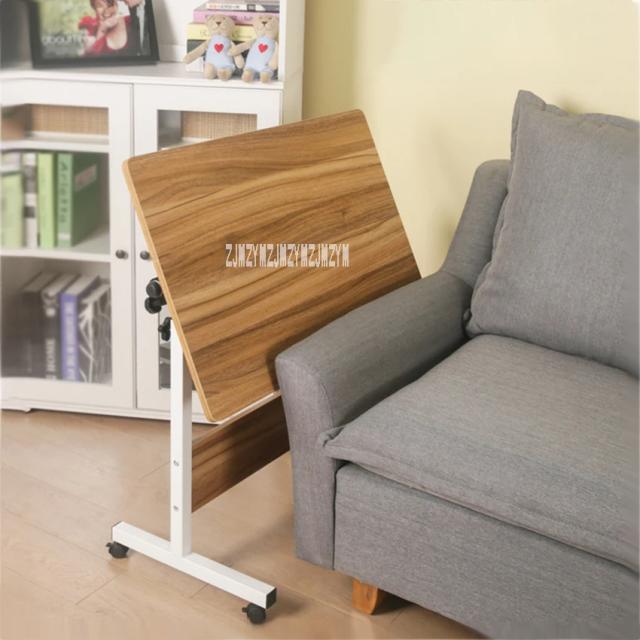 Mesa Dobrável Ajustável para Computador e Cama, Portátil e Rotativa, Suporte Elevável 80x50cm