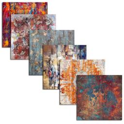12/24 folhas abstratas textura scrapbooking almofadas de papel origami arte fundo cartão fazendo diy papel artesanato novo - Image 5