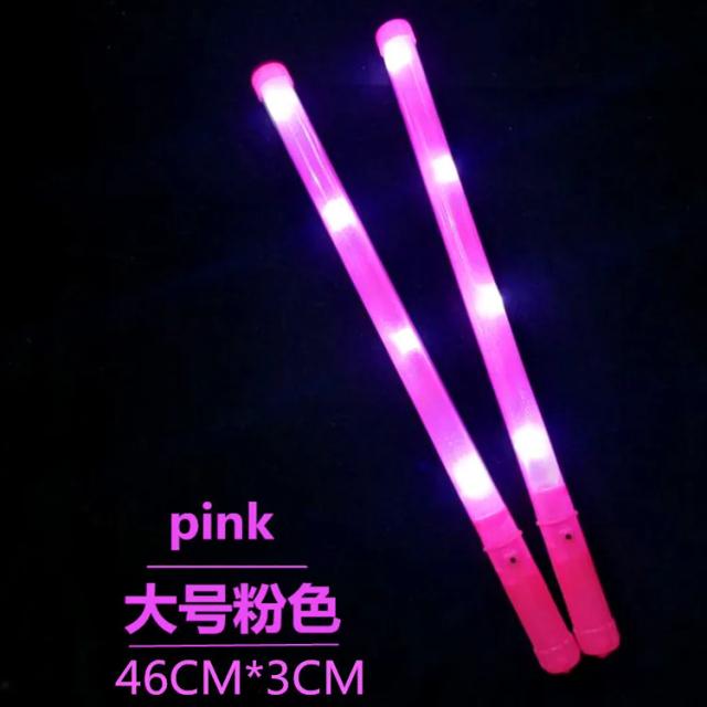 Varinhas de LED Neon Multicoloridas Piscantes em Plástico com 3 Modos - Perfeitas para Casamentos e Festas de Aniversário (10 a 60 Peças)