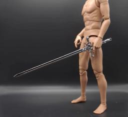 Arma do Soldado Antigo, Espada Longa, Modelo para 12 ''Figure Knight, Escala 1:6 - Image 5