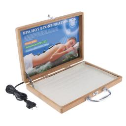 Spa Massagem Pedra Caixa Aquecedor, Estojo De Beleza, Aquecedor De Rocha Quente, Plug UE - Image 2