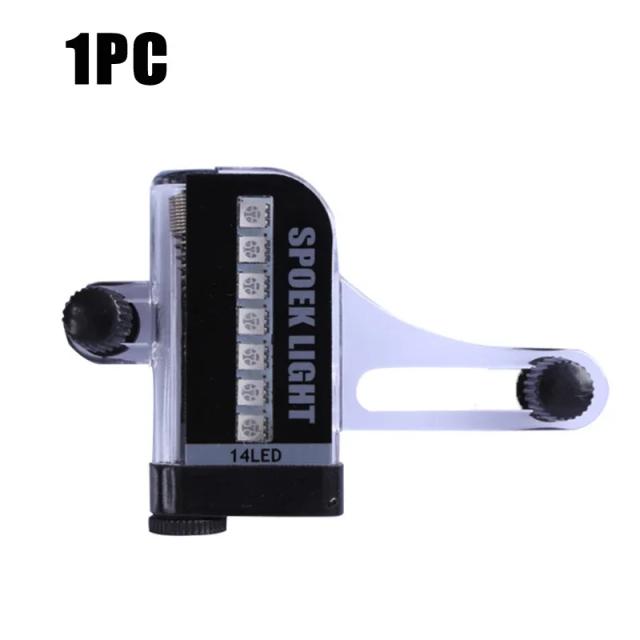 Luzes de LED Neon Impermeáveis para Pneus de Bicicleta com Efeitos Coloridos e Aviso Visual nas Jantes