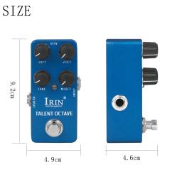 IRIN-guitarra elétrica Efeitos Pedal, True Bypass, Overdrive, distorção, Fuzz, Ensemble, Flanger, Tremolo Effect, guitarra acessório - Image 6