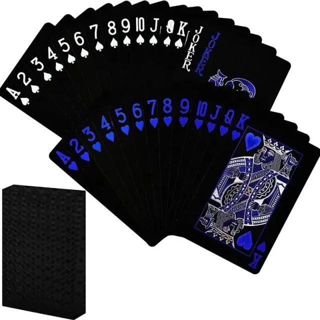 Jogos de Cartas Premium Impermeáveis em PVC com Caixa: Perfeitos para Festas, Cardistry e Truques de Mágica para Adultos