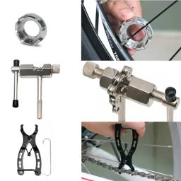 Conjuntos de ferramentas para reparo de bicicleta, disjuntor de corrente, extrator de manivela, régua de medição de corrente de bicicleta mtb, remoção de volante, ferramentas de reparo de ciclismo ao ar livre - Image 4