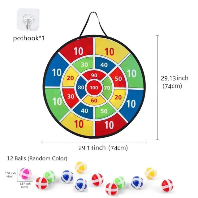 Brinquedo Bola Pegajosa 74cm Jogo Interativo Família Brinquedo Educacional