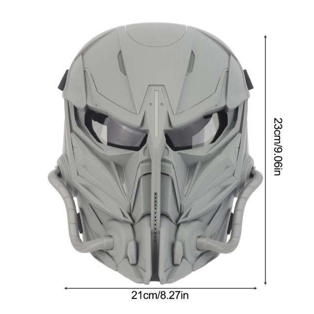 Máscaras Táticas para Paintball e Airsoft: Máscara Facial Completa Ajustável com Almofada Espumada e Ventilação Ideal para Esportes ao Ar Livre