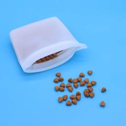 Saco portátil do alimento do silicone para cães, Suprimentos impermeáveis do treinamento do cão, Pet Food Bag, Cão - Image 3