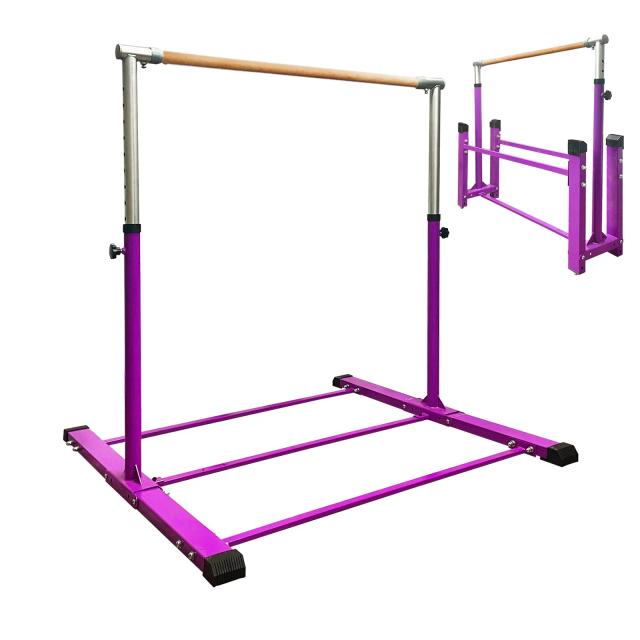 Barra de Ginástica Dobrável Horizontal Ajustável para Crianças - Junior Training Bar em Promoção