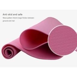 Thick EVA Anti-Slip Yoga Mat, Esporte Fitness Cobertor para Exercício, Yoga e Pilates, Equipamento de Ginástica, 4mm - Image 3