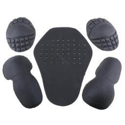 Jaqueta de equitação, cotovelo traseiro, armadura de ombro, protetor de inserção, resistente ao desgaste, absorção de choque, anti-fricção, 5pcs - Image 4