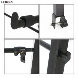 HEBIKUO-Suporte de teclado ajustável duplo, suporte do sintetizador, 2 camada, QA60, melhor, para venda - Image 5