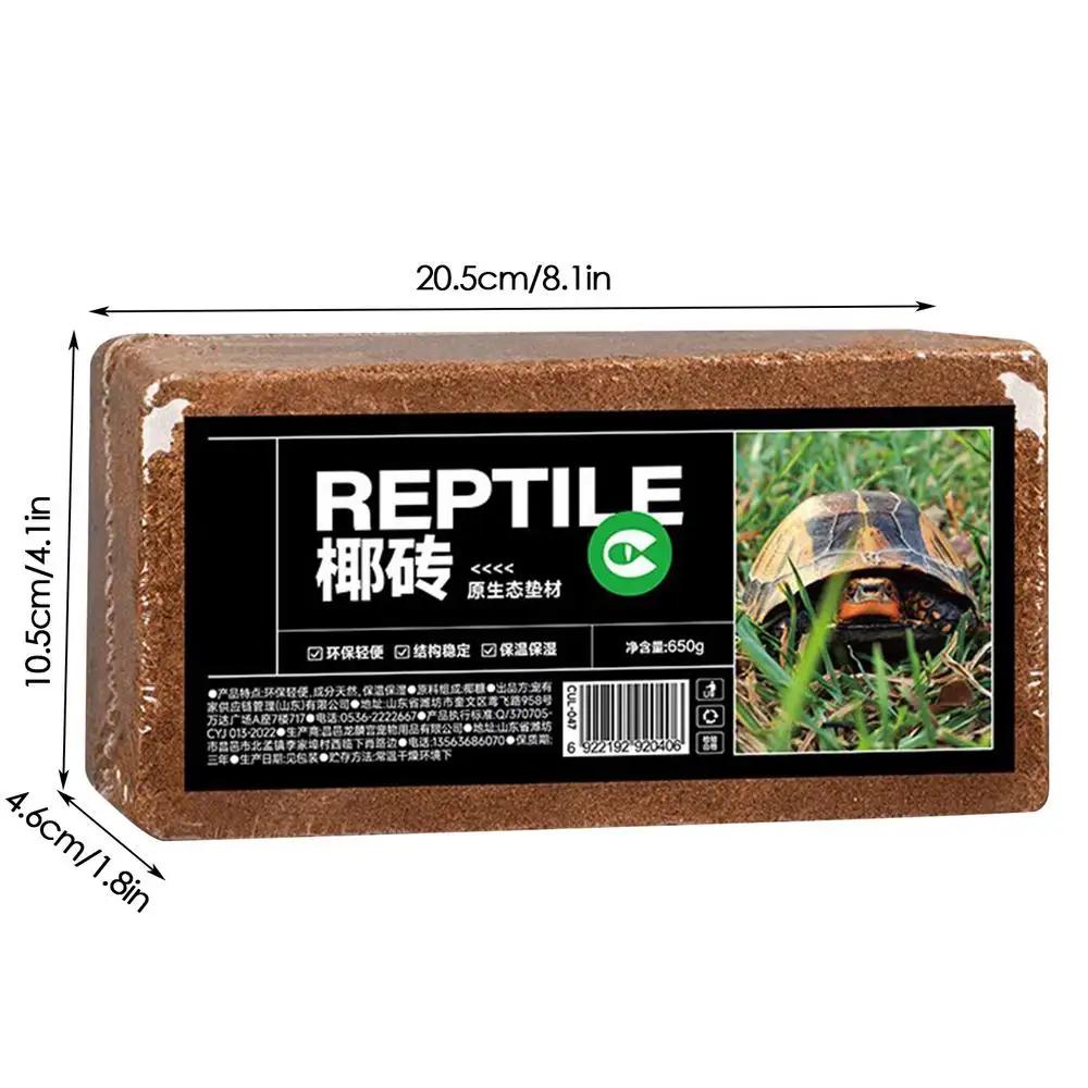 Tijolo De Coco De Coco De Réptil, Substrato Cocofiber para Réptil, Coco Coco, Cama Brickscoacher - Image 1
