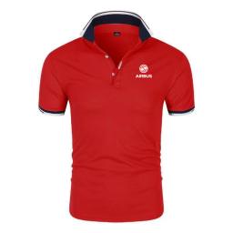 Camisas polo masculina e feminina, Pilotos de Avião, Camisa Lazer, Estampa Airbus, Verão - Image 6
