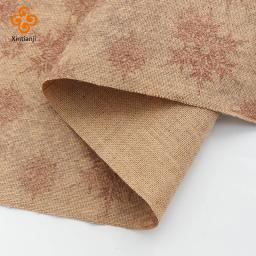 45x50cm tecido de juta áspera de natal pano de fundo de linho de serapilheira natural para saco de armazenamento diy toalha de mesa decoração de festival - Image 4