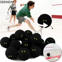Two-Yellow Dots Squash Ball, Baixa Velocidade, Esportes Bolas De Borracha, Competição De Treino Profissional, Squash Ball, Player Training Tool, 1Pc - Image 1