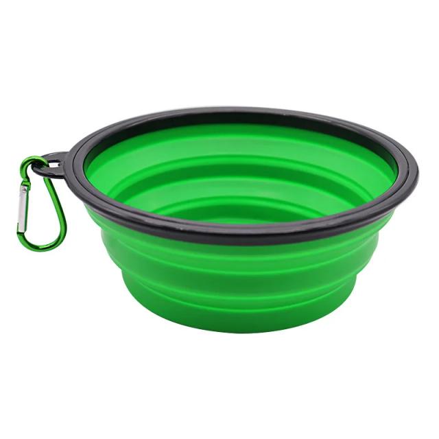 Tigela Dobrável Grande para Alimentos e Água de Animais de Estimação, Ideal para Uso em Ambiente Externo