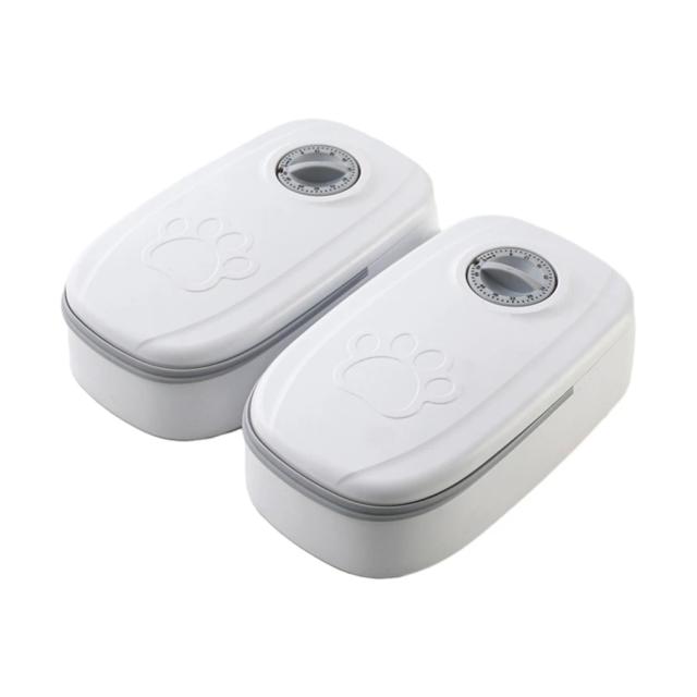 Alimentador Automático para Gatos ABS: Grande Capacidade, Fácil de Limpar e Ideal para Ração Seca